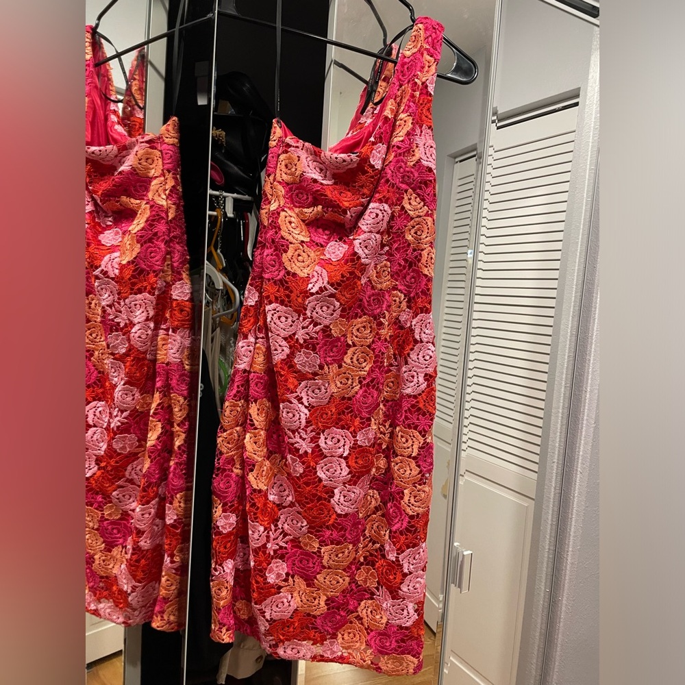 David Meister size 4 pink dress
